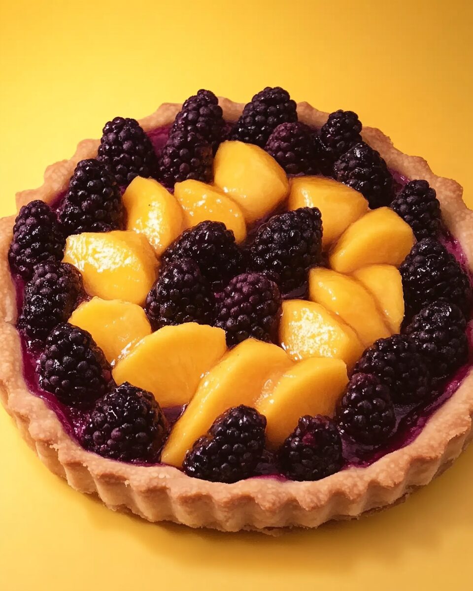 Blackberry-Mango Tart