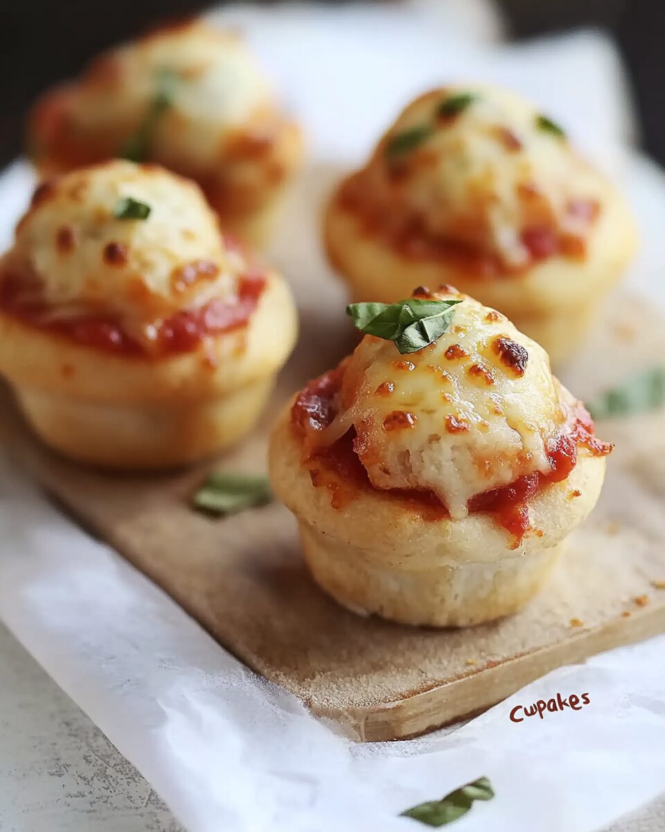 Mini Pizza "Cupcakes"