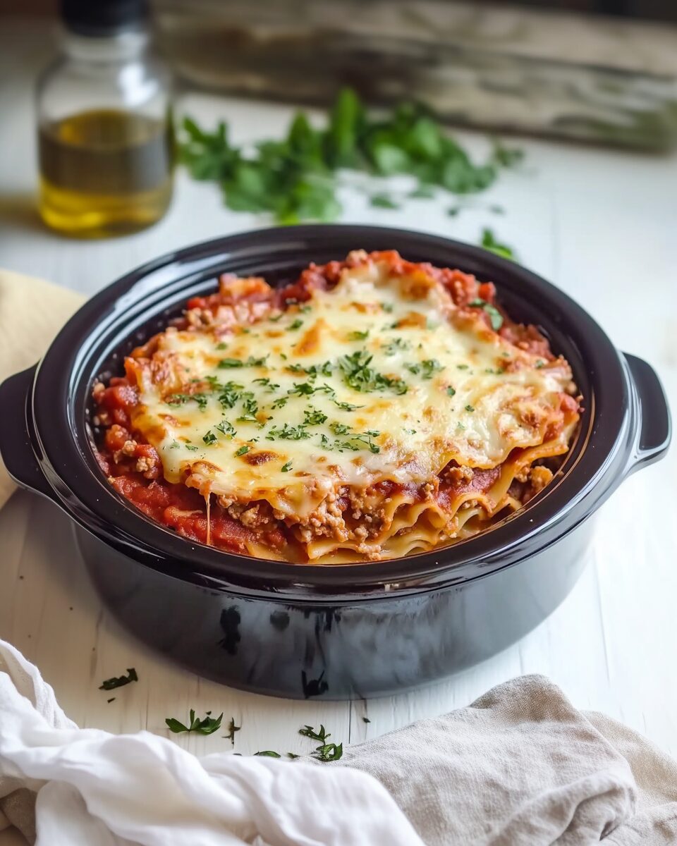 Crockpot Lasagna