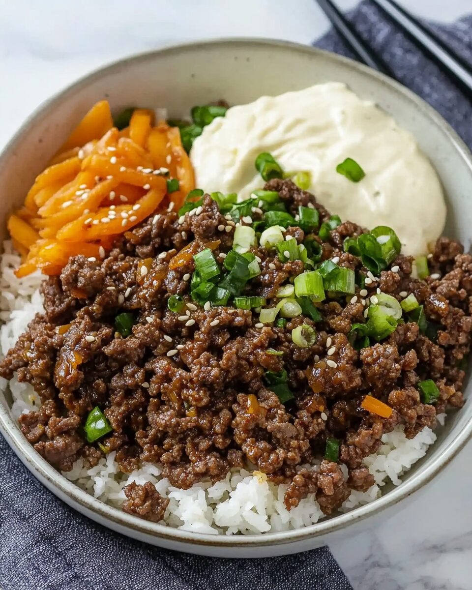 Easy Ground Beef Bulgogi
