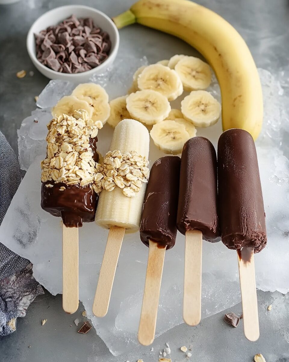 Frozen Chocolate Bananas