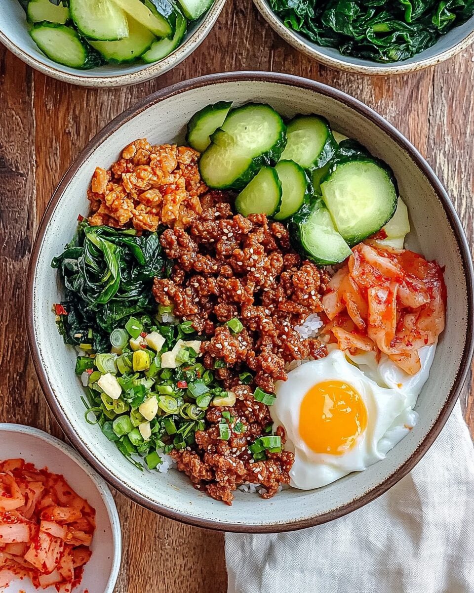 Gochujang Ground Beef Bowls