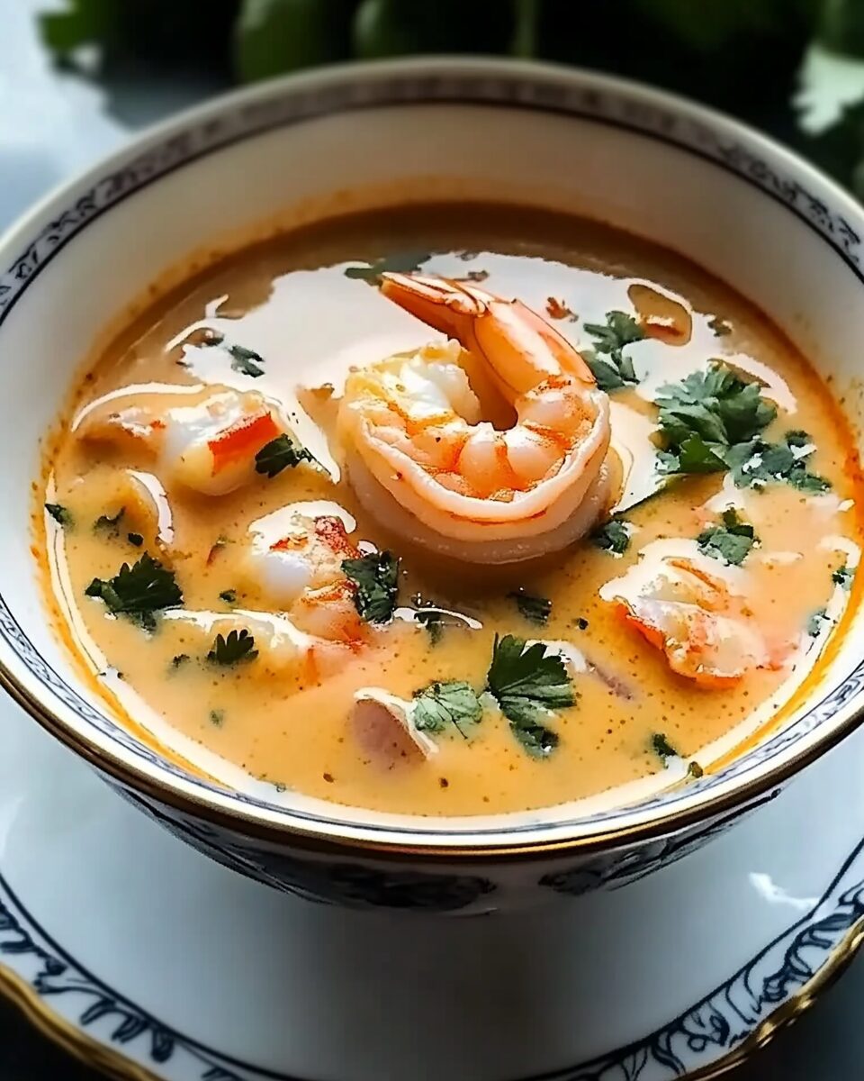 Thai Shrimp Coconut Curry Soup