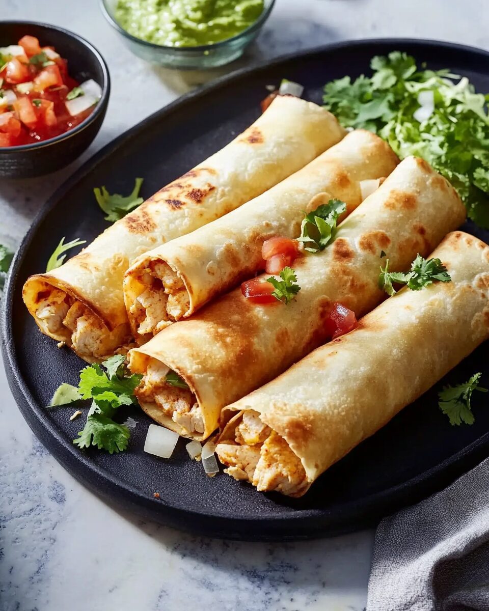 Easy Chicken Flautas