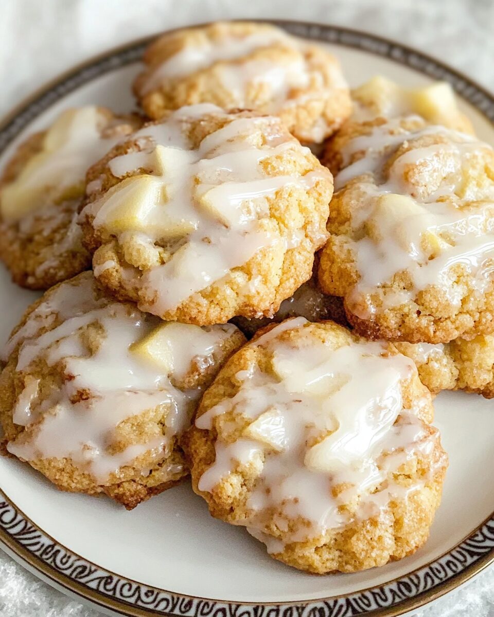 Glazed Apple Cookies