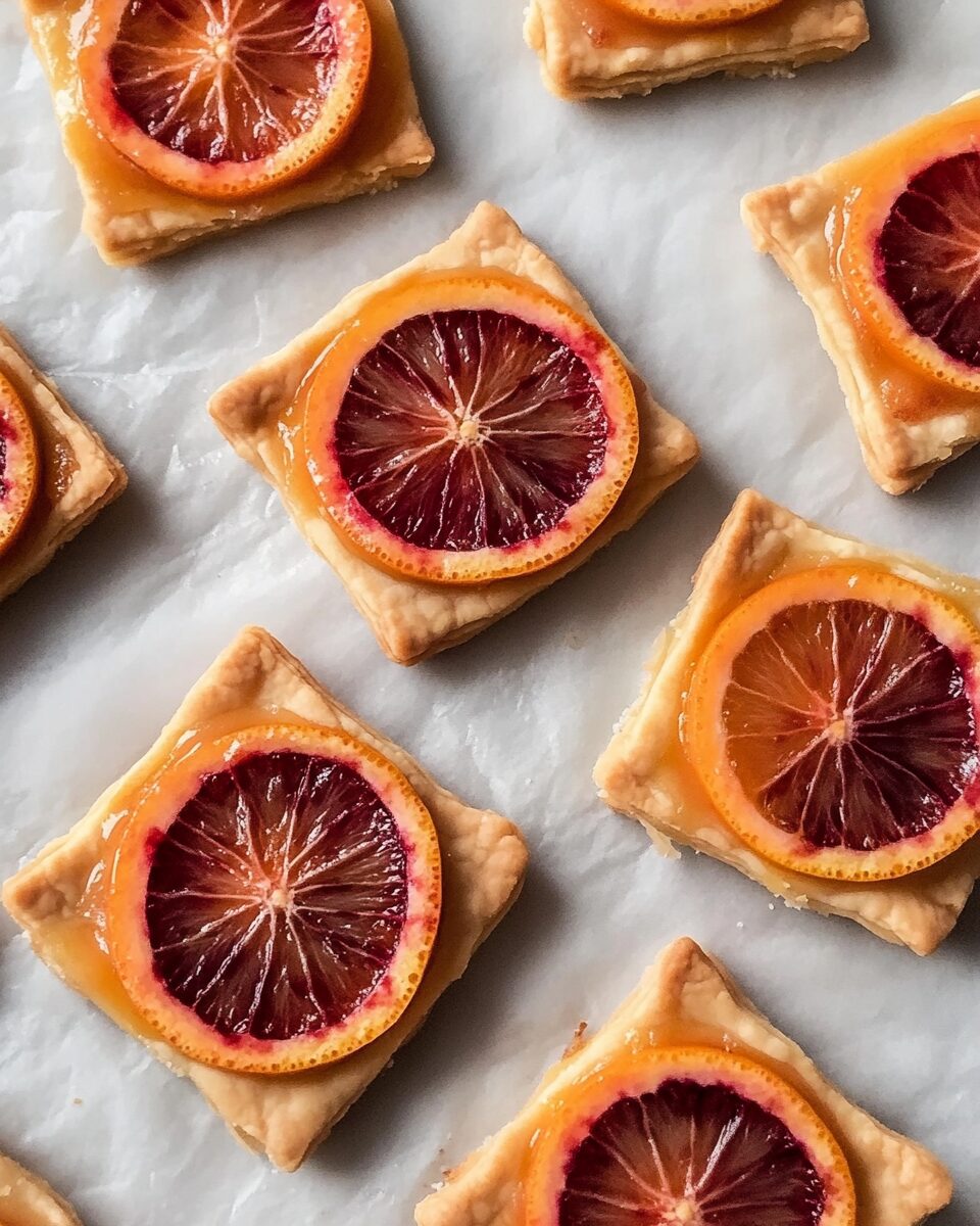Mini Blood Orange Tarts
