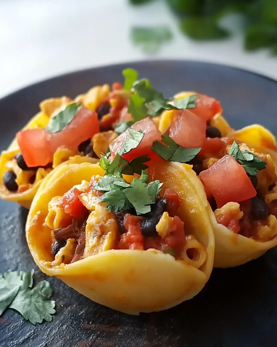 Tacos in Pasta Shells
