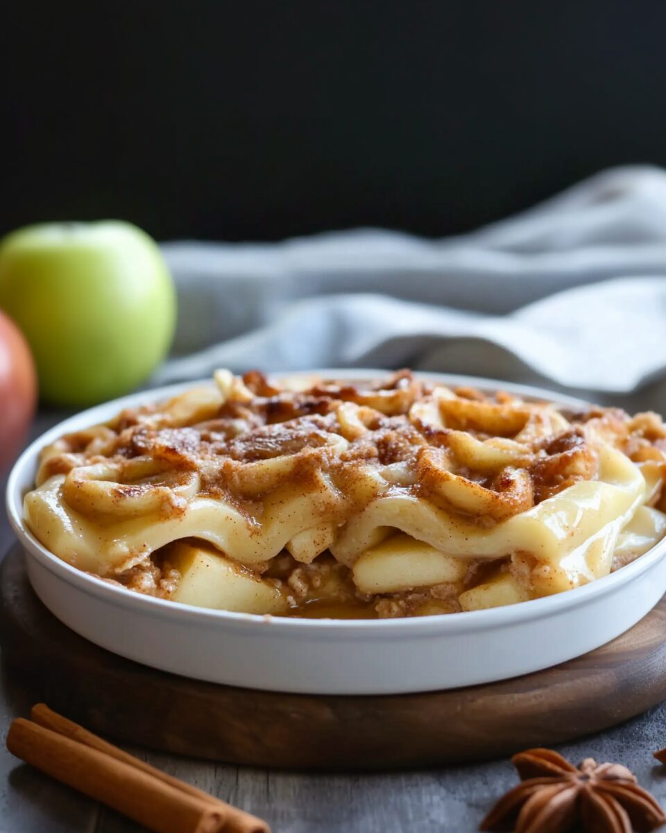 Apple Cinnamon Roll Lasagna