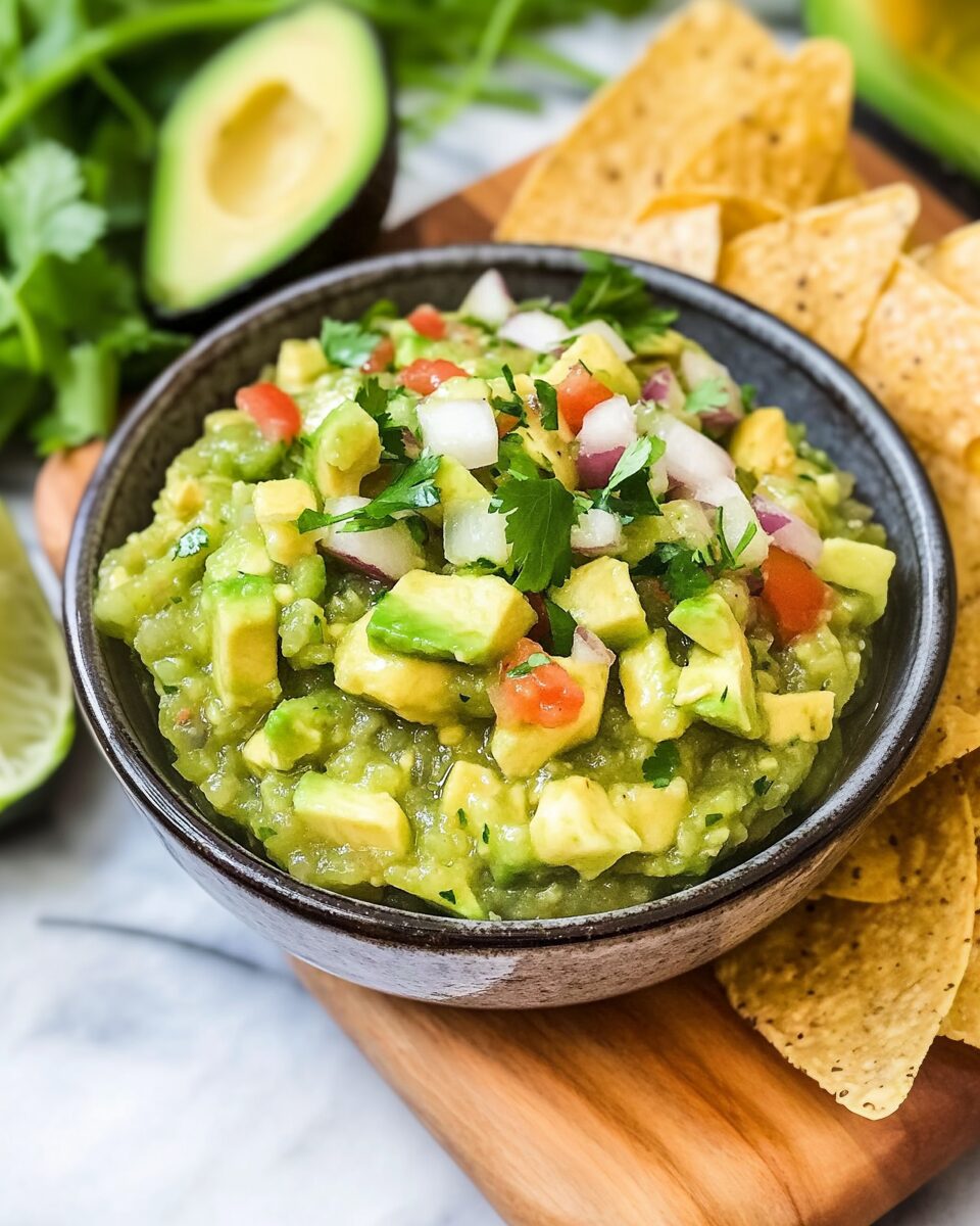 Creamy Avocado Tomatillo Salsa
