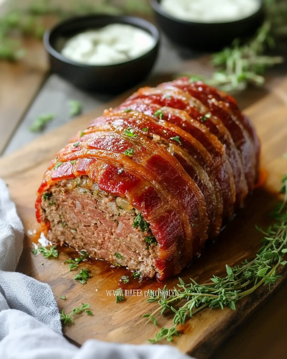 Bacon Wrapped Meatloaf