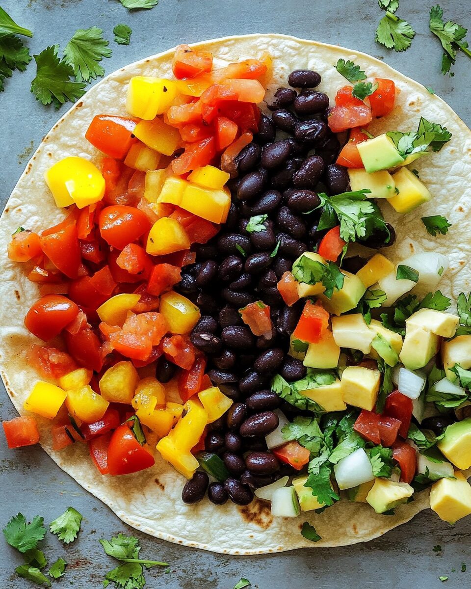 Black Bean and Vegetable Burritos