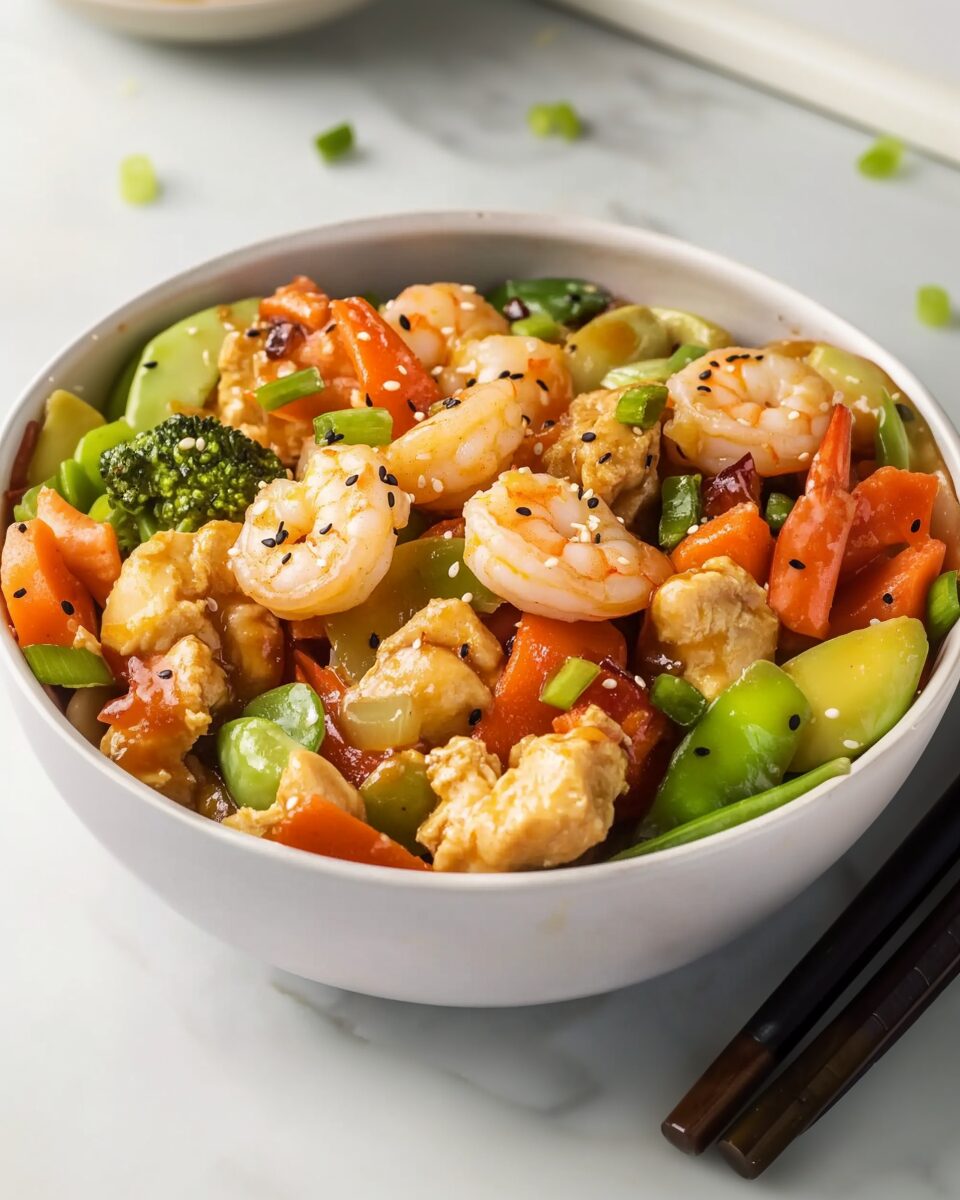 Chicken and Shrimp Stir Fry