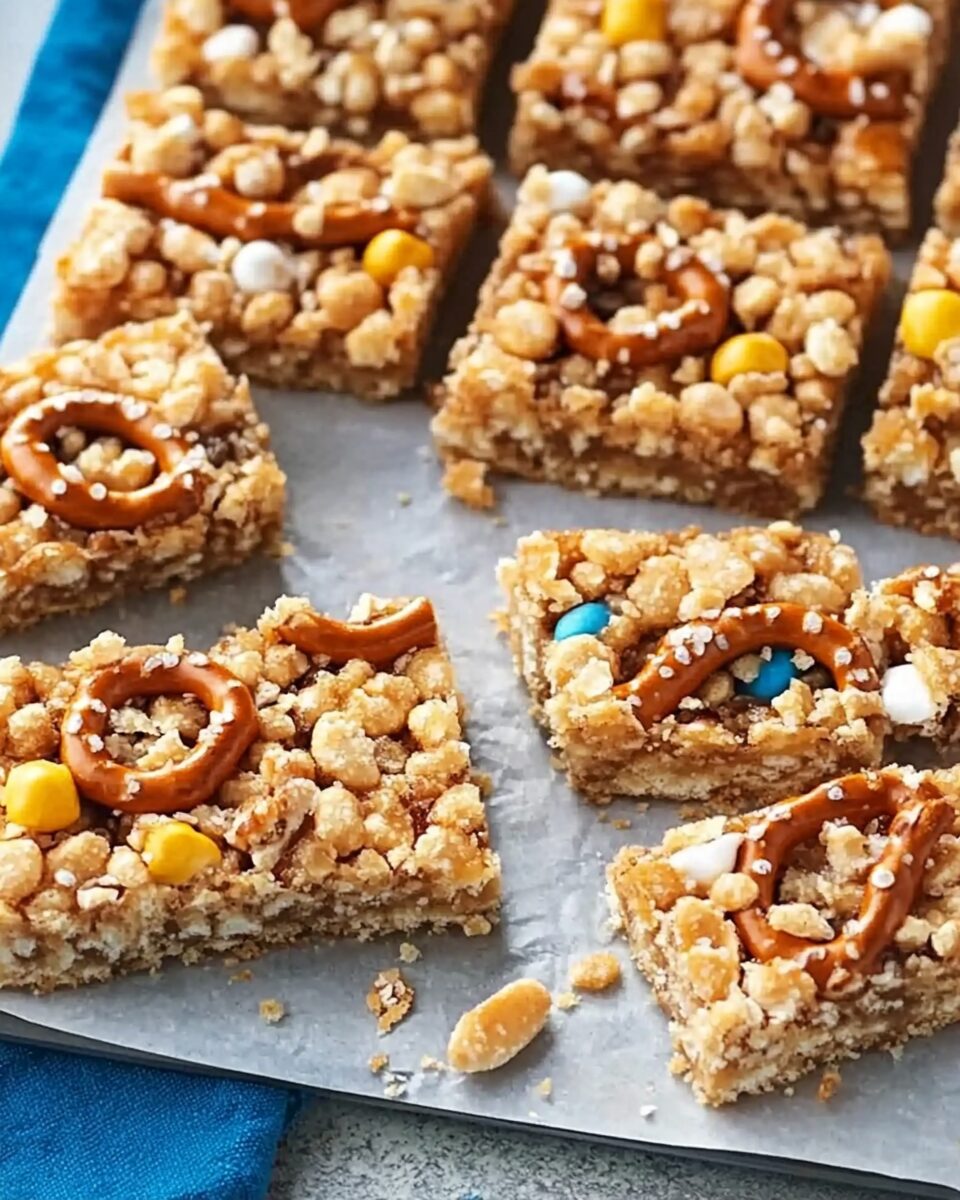 Crispy Pretzel Bars