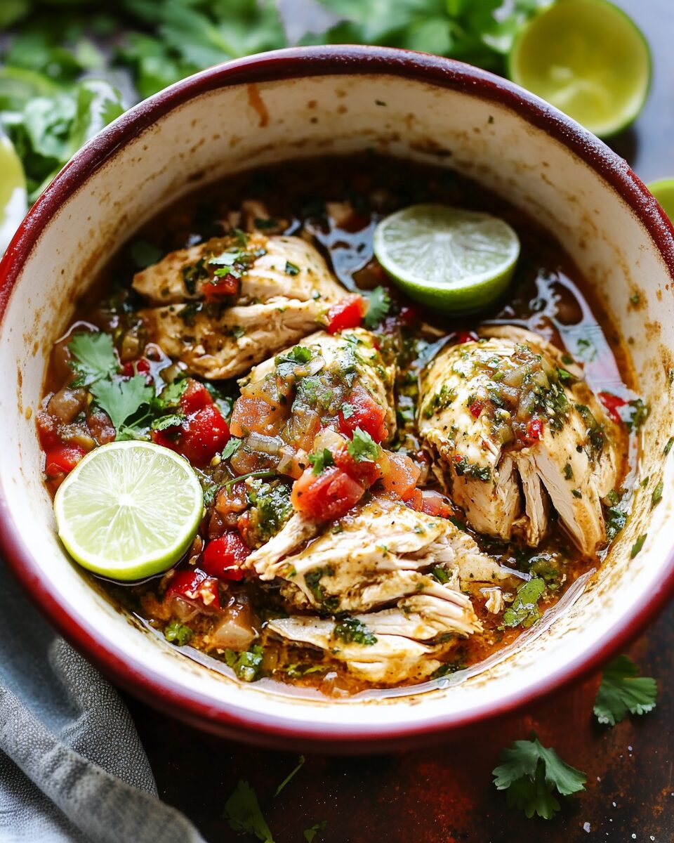 Crock Pot Salsa Verde Chicken