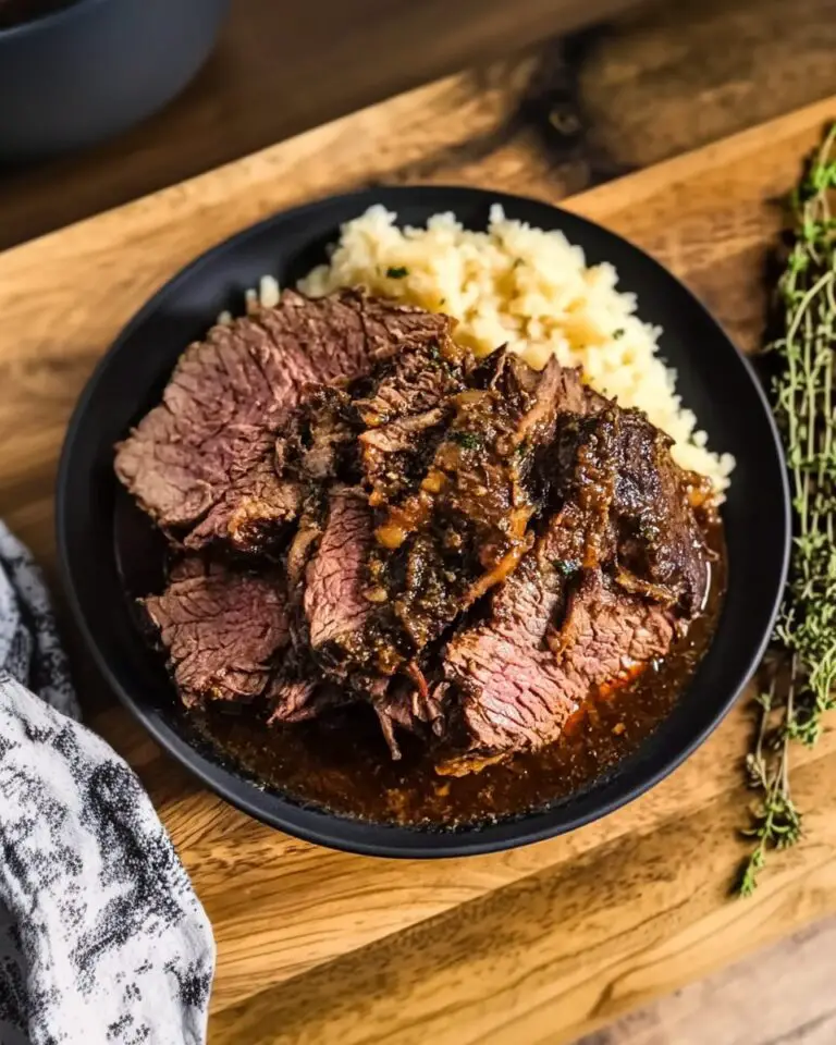 Slow Cooker Balsamic Pot Roast