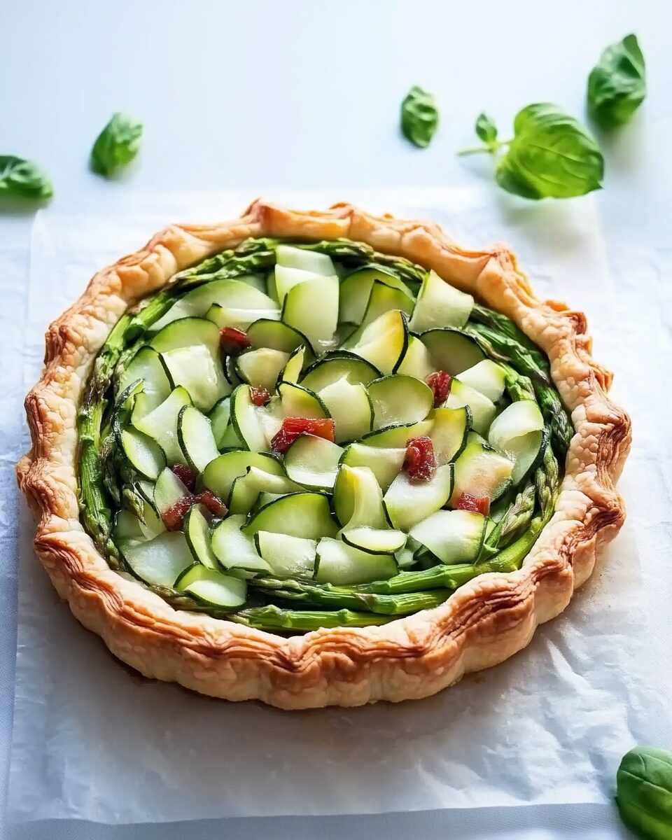 Wild Asparagus Tart