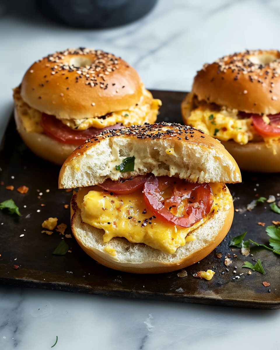 Bagel Breakfast Sliders