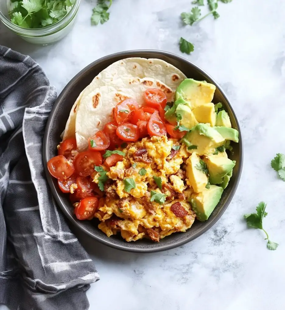 Meal Prep Breakfast Taco Scramble
