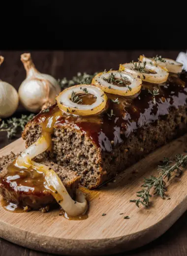 French Onion Meatloaf