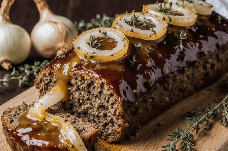 French Onion Meatloaf