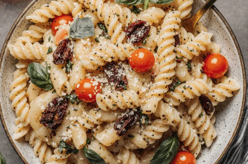 Sun-Dried Tomato Pasta Salad