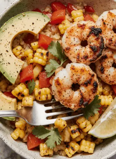 Blackened Shrimp Bowls