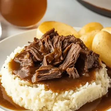 Slow Cooker Beef Manhattan