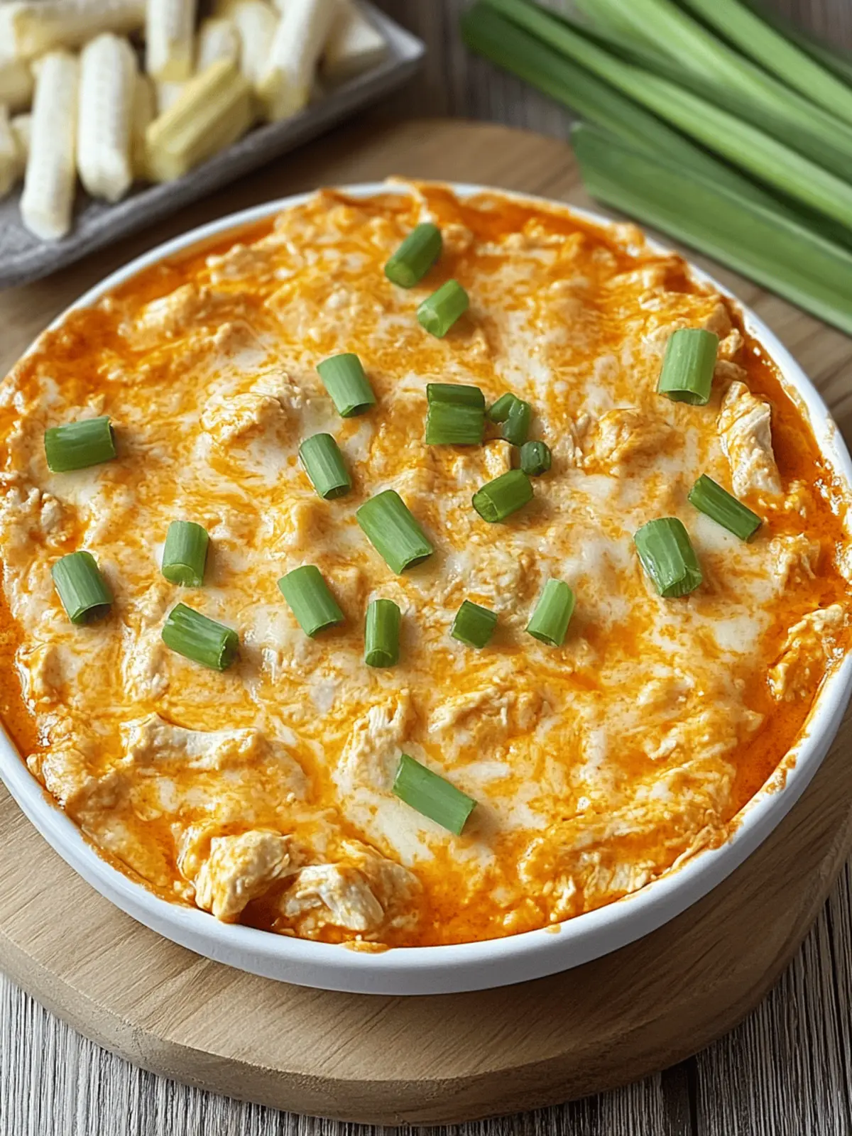 Buffalo Ranch Chicken Dip