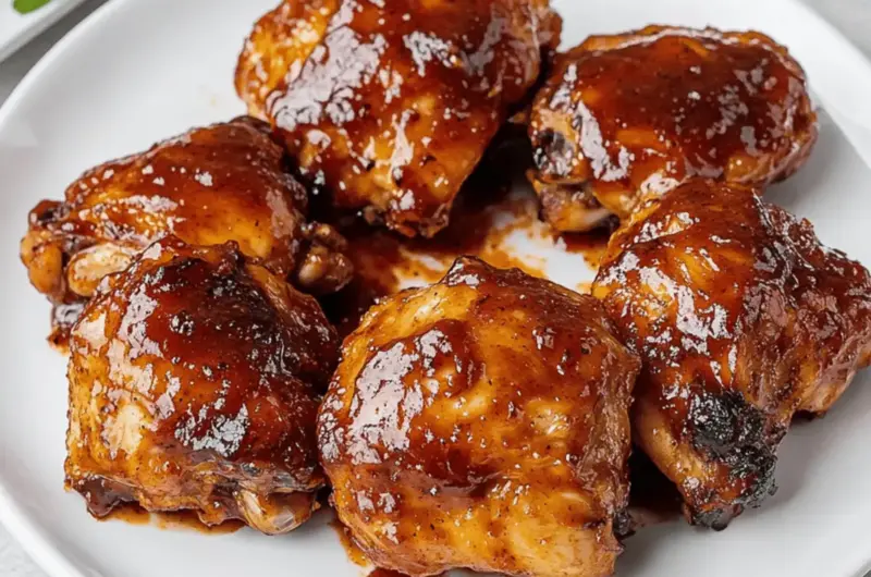Air Fryer BBQ Chicken Thighs