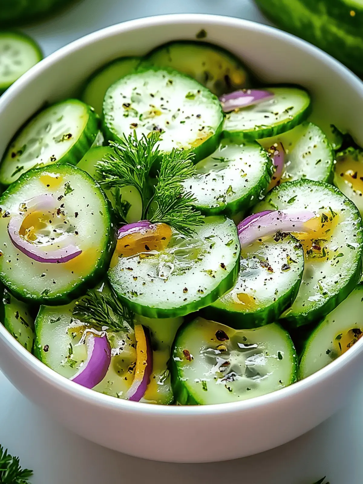 Refreshing Cucumber Salad: A Quick and Healthy Delight