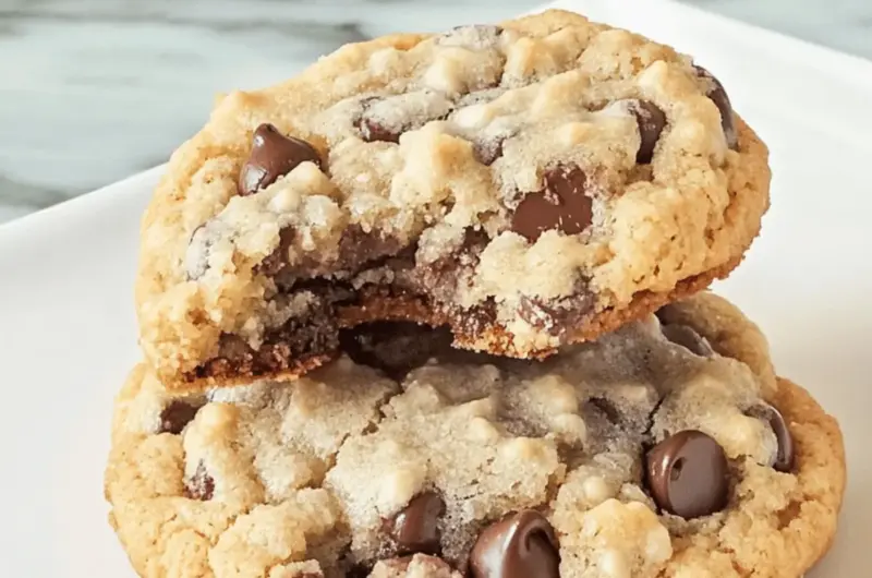 Thick and Chewy Chocolate Chip Cookies