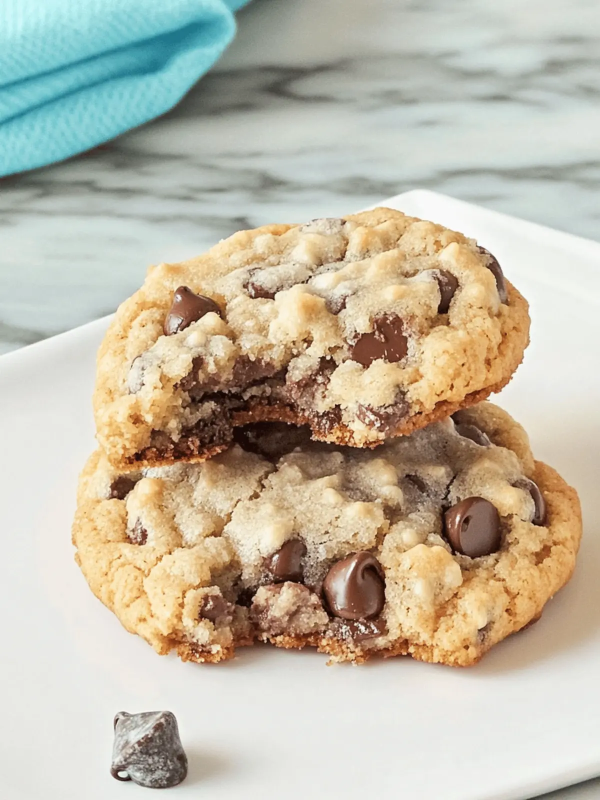 Thick and Chewy Chocolate Chip Cookies