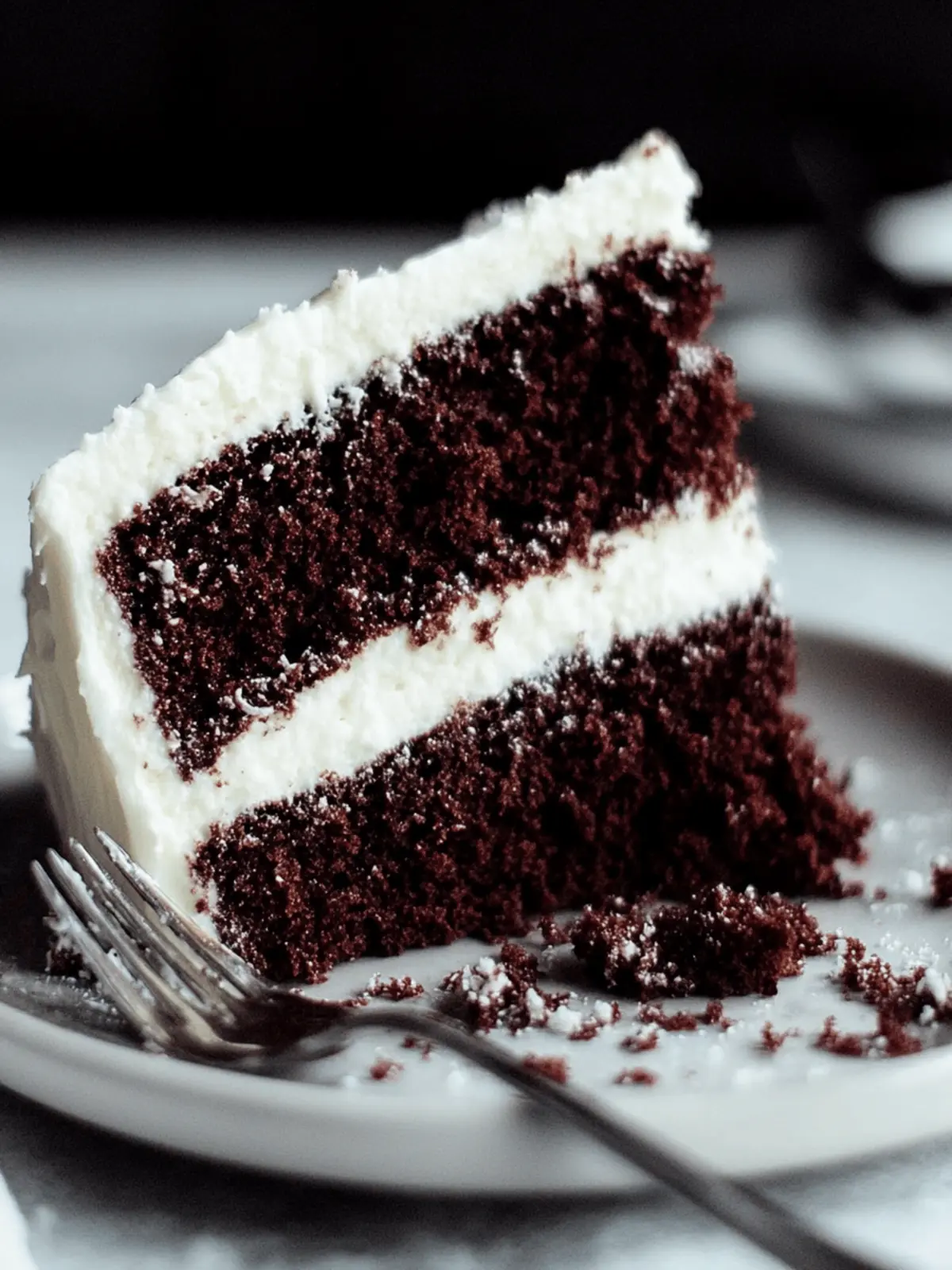 Moist Chocolate Cake with Cream Cheese Frosting Recipe