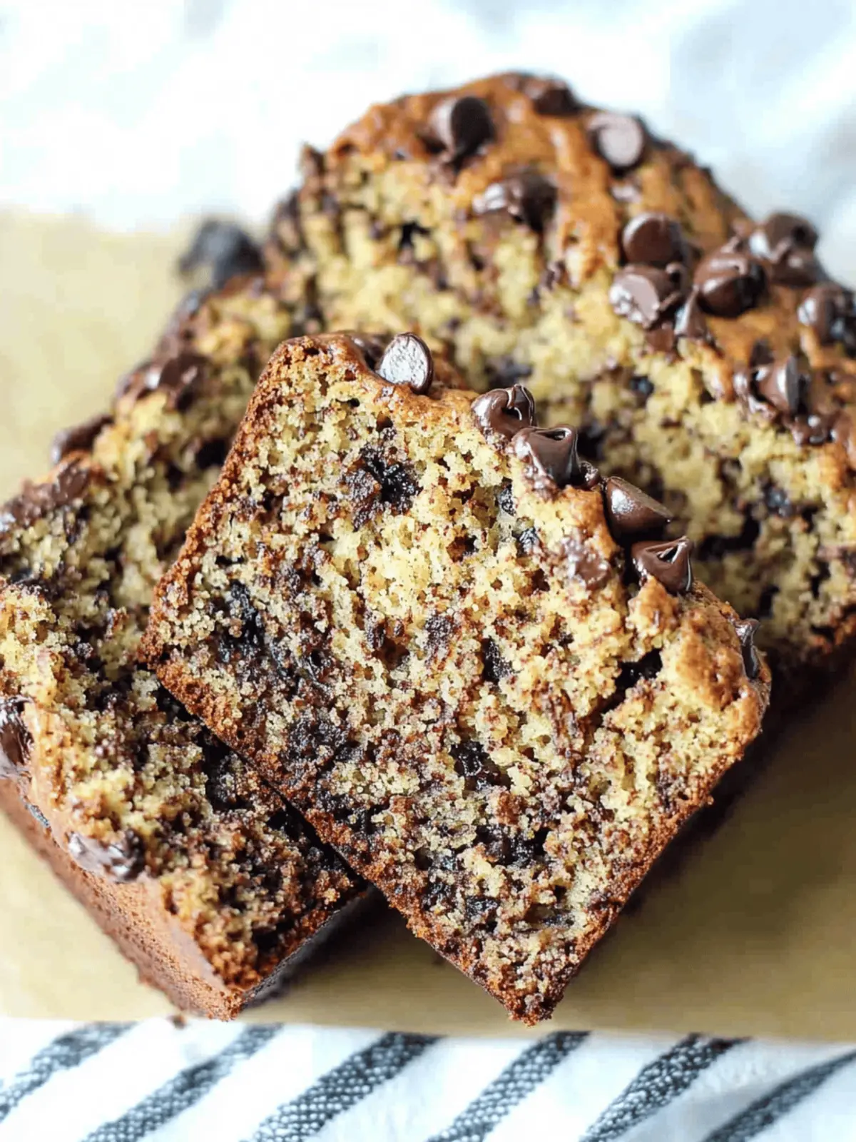 Mouthwatering Chocolate Chip Banana Bread that Stays Moist