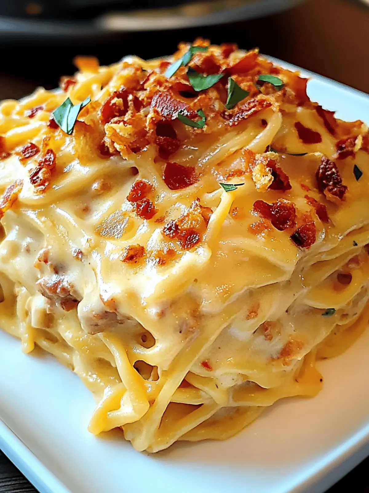 Cheesy Chicken Spaghetti Casserole for Cozy Family Nights
