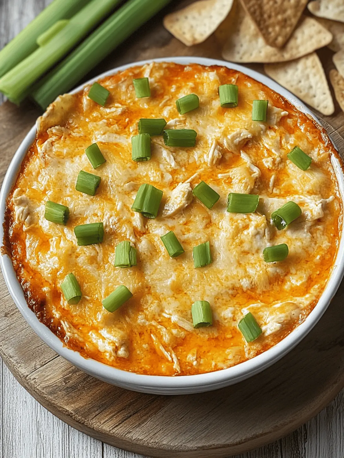 Buffalo Ranch Chicken Dip