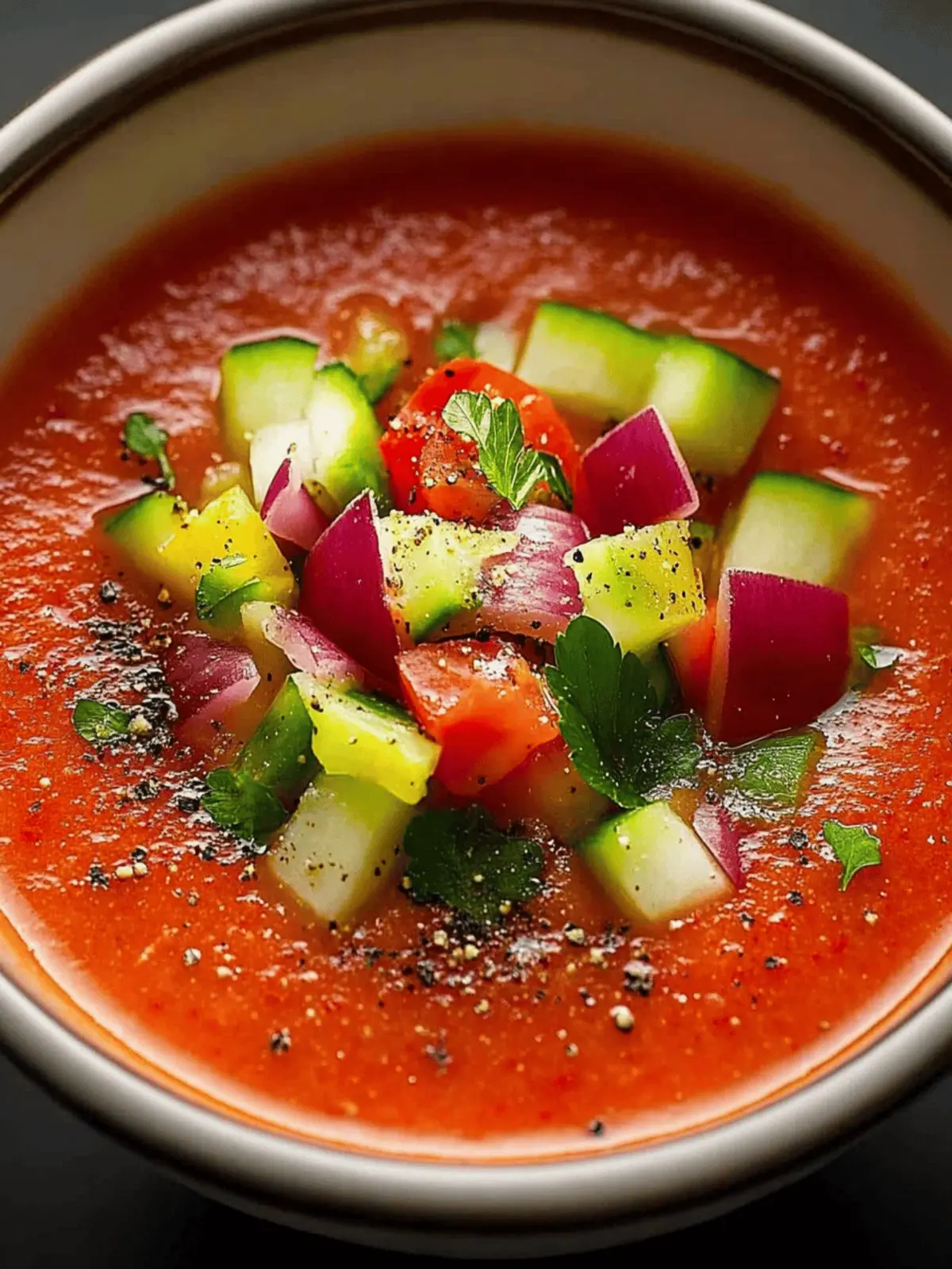 Deliciously Chilled Spanish Cold Gazpacho for Summer Bliss