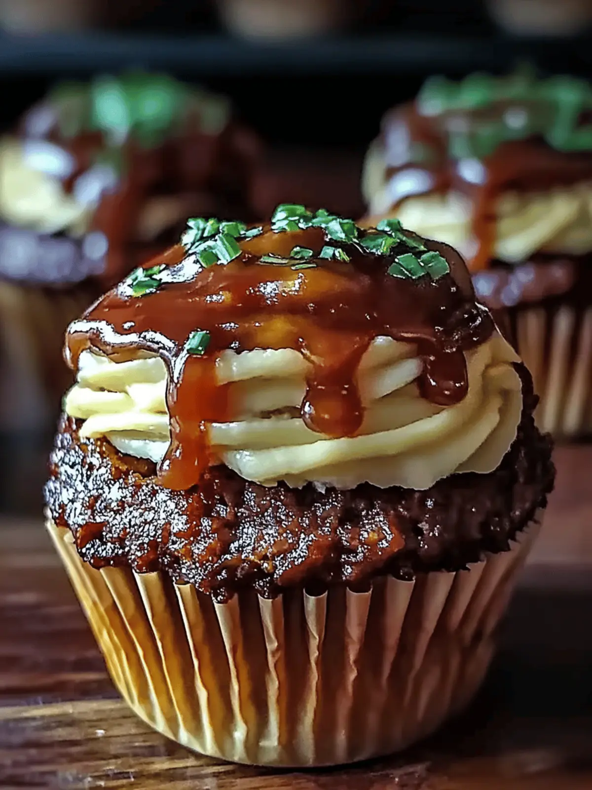Bacon Wrapped Meatloaf Cupcakes That Steal the Show