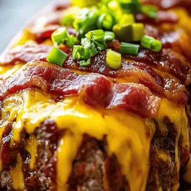 BBQ Bacon Cheeseburger Meatloaf