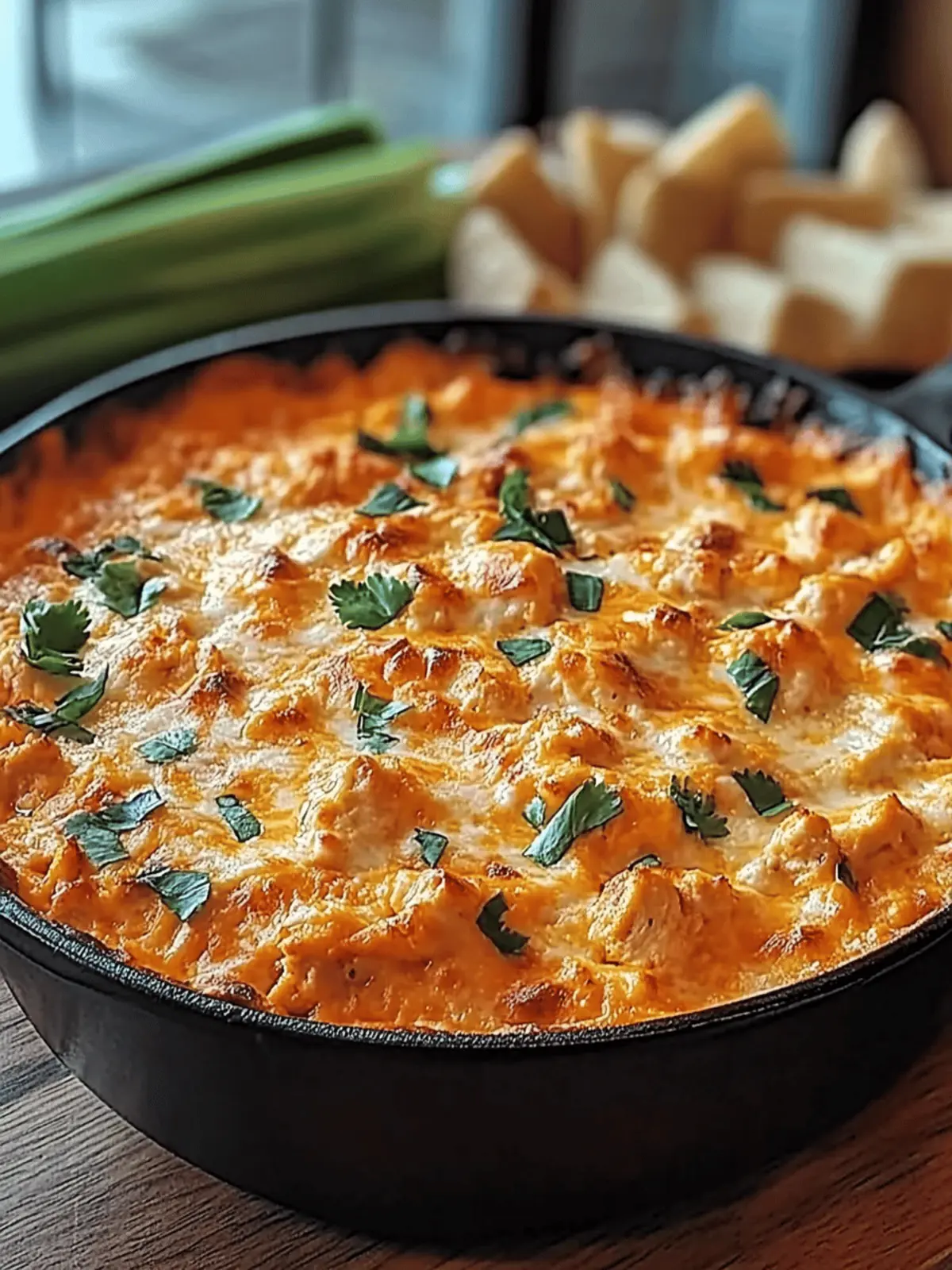 Buffalo Chicken Dip with Cream Cheese