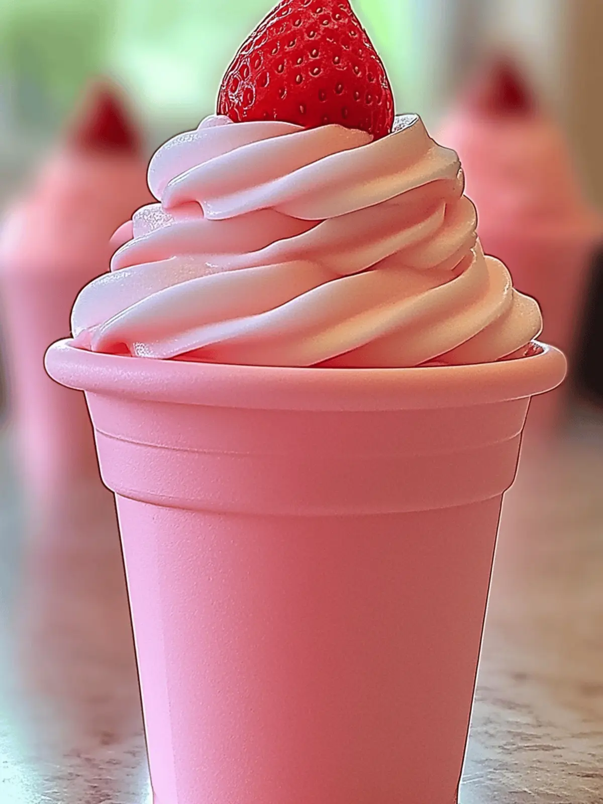 Creamy Strawberry Dole Whip: Your Vegan Summer Treat