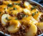 Cheesy Ground Beef and Potatoes One-Pan Comfort Delight