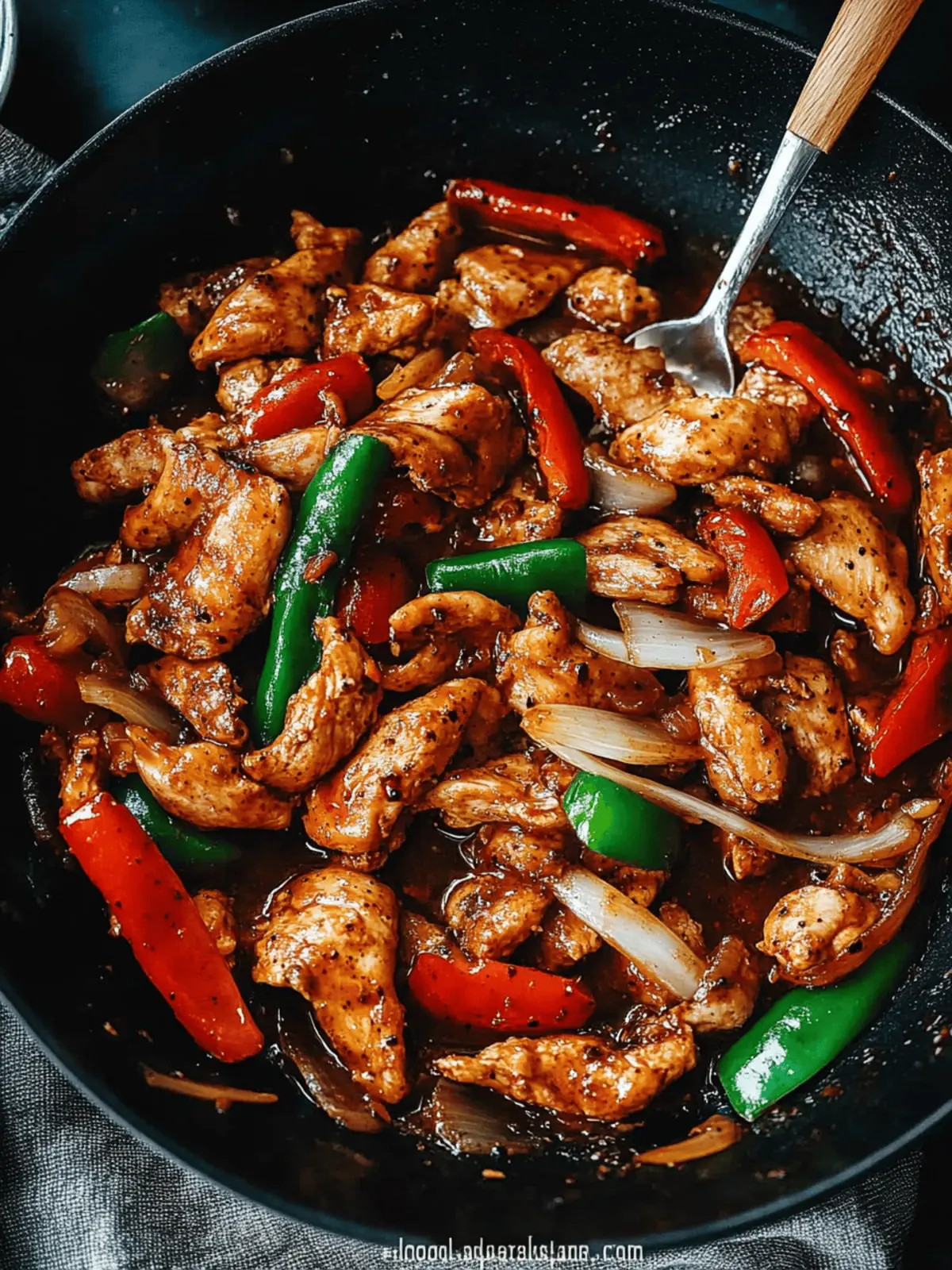 Savor Black Pepper Chicken: Speedy One-Pot Delight!