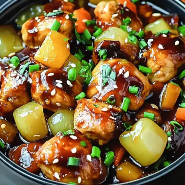 Sweet Hawaiian Crockpot Chicken