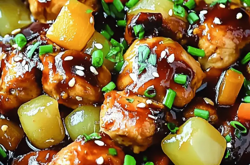 Sweet Hawaiian Crockpot Chicken