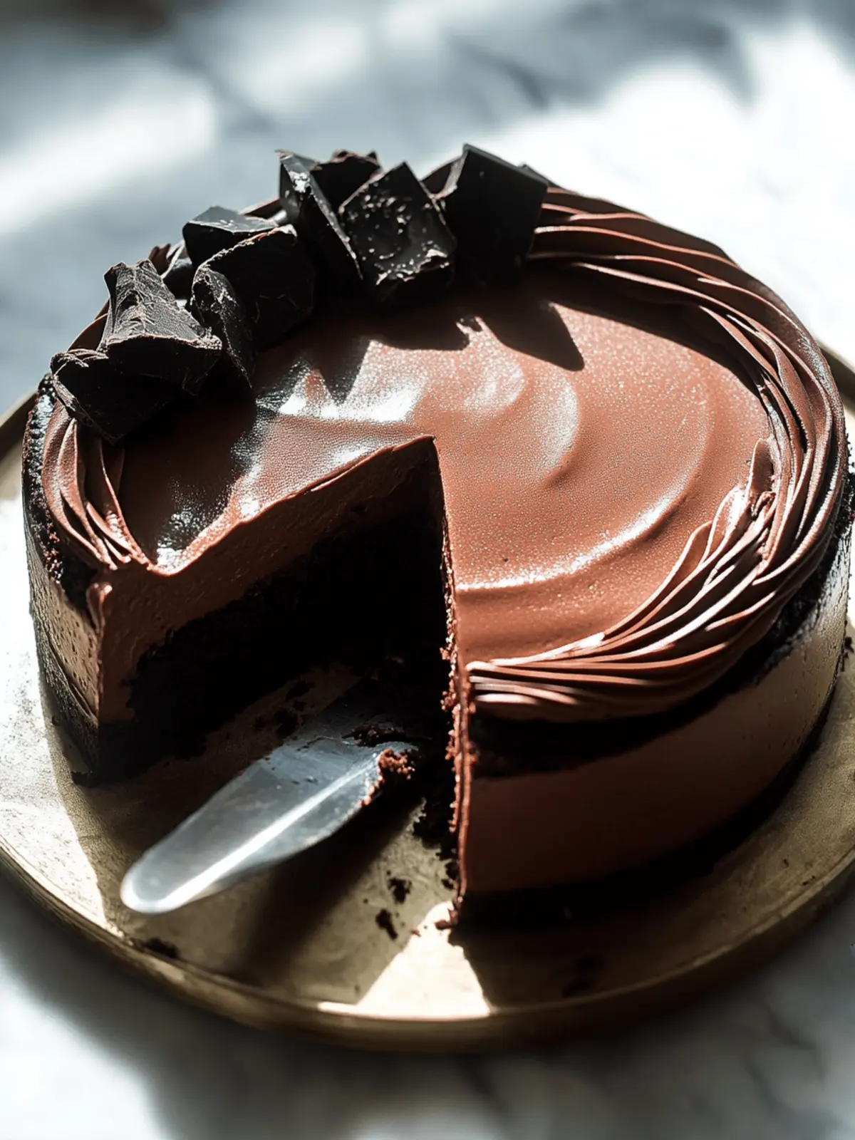 Decadent Vegan Chocolate Mousse Cake – A Must-Try Delight!