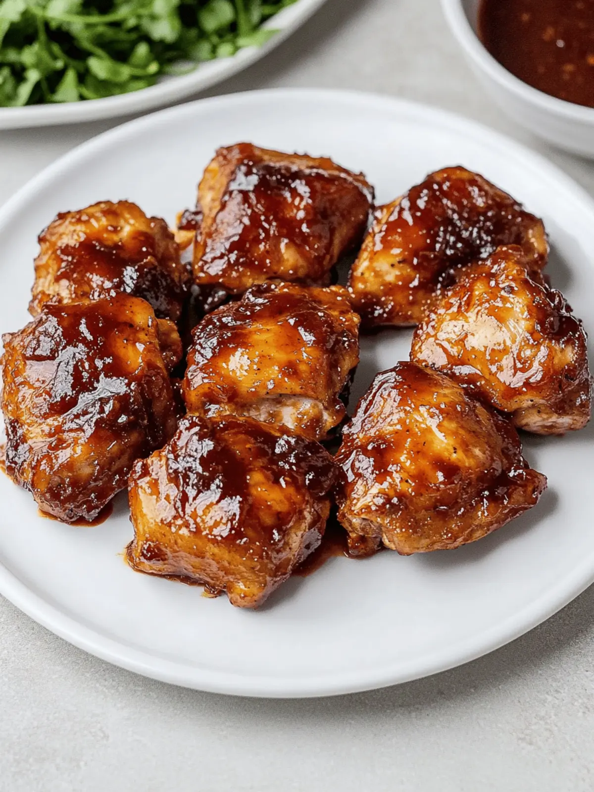 Air Fryer BBQ Chicken Thighs