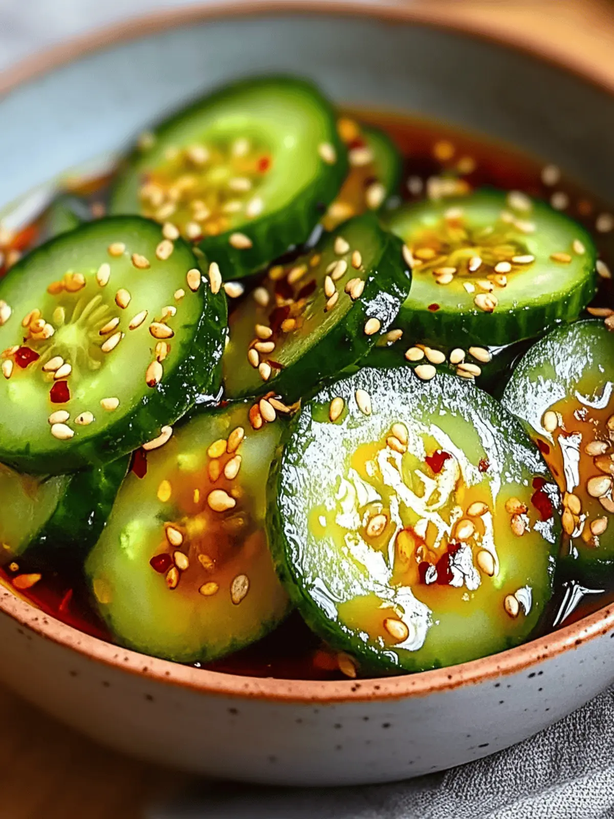 Zesty Asian Cucumber Salad Ready in 15 Minutes or Less