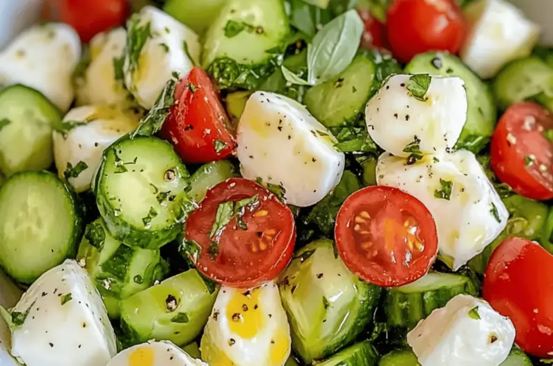 Cucumber Mozzarella Salad