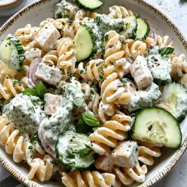 Tzatziki Pasta Salad